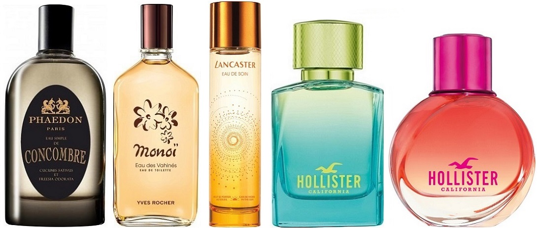 Parfums de plage et de vacances 